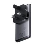 Laptop, Telefoane si Tablete - Telefoane mobile si accesorii - Accesorii Telefoane - Incarcatoare telefoane - Incarcator USB, Type-C cu Plug UE/UK + Cablu Type-C, P73, Policarbonat, Baseus CCGP150113, P73, Policarbonat, Grey - Infinity.ro