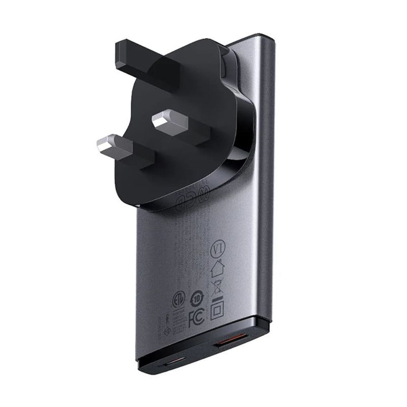 Laptop, Telefoane si Tablete - Telefoane mobile si accesorii - Accesorii Telefoane - Incarcatoare telefoane - Incarcator USB, Type-C cu Plug UE/UK + Cablu Type-C, P73, Policarbonat, Baseus CCGP150113, P73, Policarbonat, Grey - Infinity.ro
