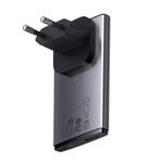 Laptop, Telefoane si Tablete - Telefoane mobile si accesorii - Accesorii Telefoane - Incarcatoare telefoane - Incarcator USB, Type-C cu Plug UE/UK + Cablu Type-C, P73, Policarbonat, Baseus CCGP150113, P73, Policarbonat, Grey - Infinity.ro