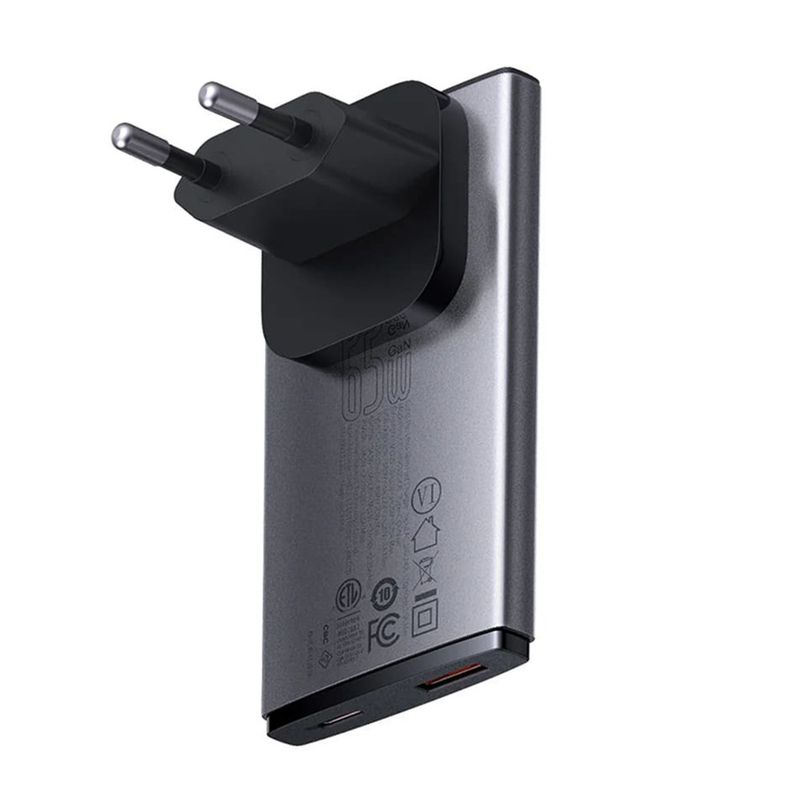 Laptop, Telefoane si Tablete - Telefoane mobile si accesorii - Accesorii Telefoane - Incarcatoare telefoane - Incarcator USB, Type-C cu Plug UE/UK + Cablu Type-C, P73, Policarbonat, Baseus CCGP150113, P73, Policarbonat, Grey - Infinity.ro