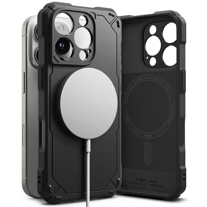Laptop, Telefoane si Tablete - Telefoane mobile si accesorii - Accesorii Telefoane - Huse telefoane - Husa pentru iPhone 16 Pro, H73, Policarbonat, Black - Infinity.ro