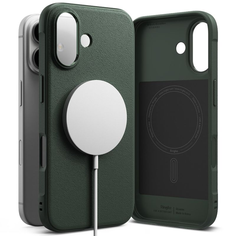 Laptop, Telefoane si Tablete - Telefoane mobile si accesorii - Accesorii Telefoane - Huse telefoane - Husa pentru iPhone 16 Plus, H83, Poliuretan, Dark Green - Infinity.ro