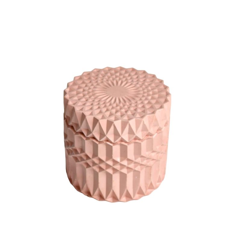 Casa si Gradina - Decoratiuni - Aromaterapie si lumanari - Lumanari si candele - Lumanare Parfumata Blossom Blaze-Chiffon Musk Rose, Bergamota, Sofran & Chihlimbar, Fitil Lemn, Hand Made 250gr - Infinity.ro