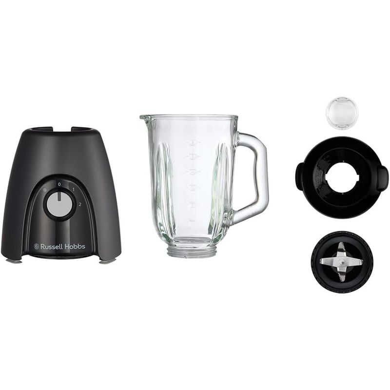 Electronice si Electrocasnice - Electrocasnice bucatarie - Mixere, tocatoare & roboti de bucatarie - Blendere si mini tocatoare - Blender de bucatarie Russell Hobbs 27121-56 Desire, 850W, 1.5L sticla, 2 viteze + puls, lame inox, lavabil la masina de - Infinity.ro
