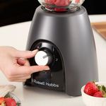 Electronice si Electrocasnice - Electrocasnice bucatarie - Mixere, tocatoare & roboti de bucatarie - Blendere si mini tocatoare - Blender de bucatarie Russell Hobbs 27121-56 Desire, 850W, 1.5L sticla, 2 viteze + puls, lame inox, lavabil la masina de - Infinity.ro