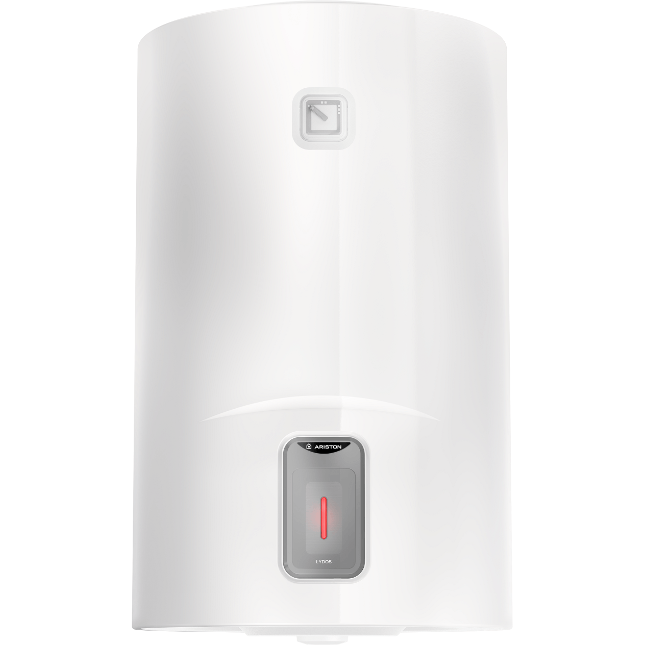 Boiler electric Ariston Lydos R 50, 1800 W, 50l, Tehnologie WaterPlus, TitanShield, Reglare externa temperatura, Rezervor emailat cu Titan, Alb