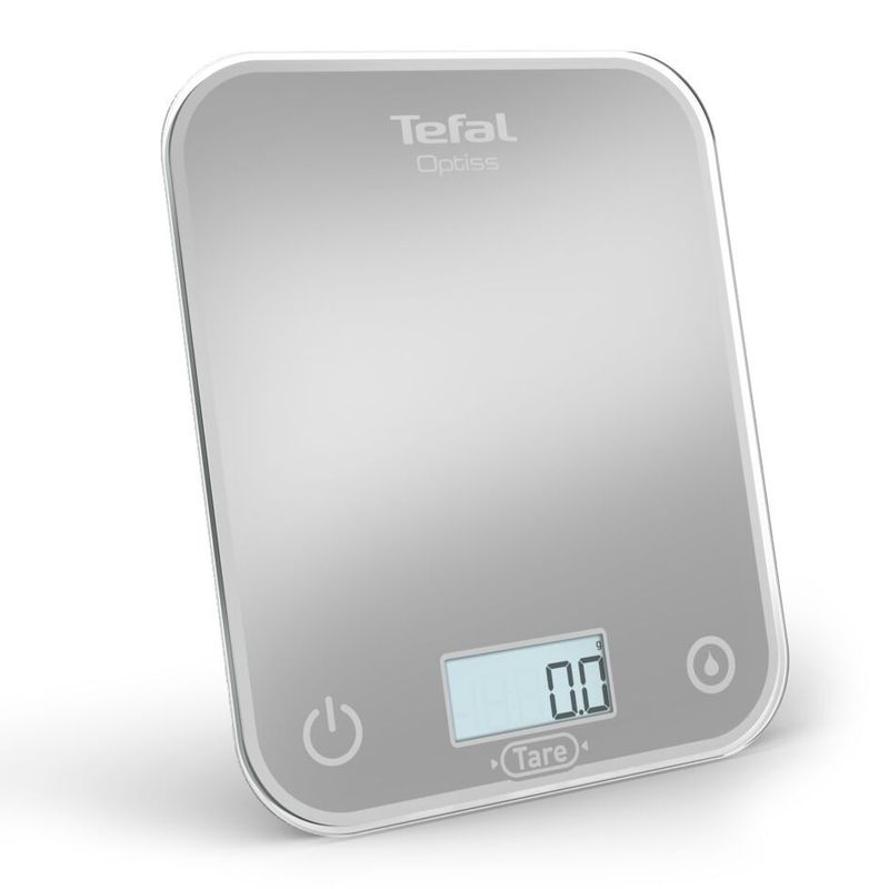 Ingrijire personala si Cosmetice - Sanatate si wellness - Aparate medicale - Cantare corporale - Cantar de bucatarie Tefal Optiss BC50U4V0, 5 kg, sticla securizata, functie Tara, cantarire a lichidelor, precizie - Infinity.ro
