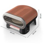 Electronice si Electrocasnice - Aragazuri, cuptoare si hote - Cuptoare - Cuptoare electrice - Cuptor electric pentru pizza Tefal Pizza Pronto JM600TE0, 2600 W, 4 trepte de temperatura, piatra rotativa automata - Infinity.ro