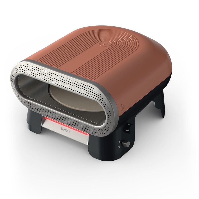 Electronice si Electrocasnice - Aragazuri, cuptoare si hote - Cuptoare - Cuptoare electrice - Cuptor electric pentru pizza Tefal Pizza Pronto JM600TE0, 2600 W, 4 trepte de temperatura, piatra rotativa automata - Infinity.ro