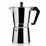 Electronice si Electrocasnice - Electrocasnice bucatarie - Preparare bauturi - Cafetiere - Cafetiera Moka HAEGER MOKA POT 9, Capacitate 9 cesti, Corp din aluminiu, Compatibila cu gaz/electric/vitroceramica - Infinity.ro