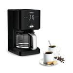 Electronice si Electrocasnice - Electrocasnice bucatarie - Preparare bauturi - Cafetiere - Cafetiera TEFAL Smart'n Light CM600810, 1000W, ecran digital, capacitate 1.25L, functie auto OFF, sistem antipicurare - Infinity.ro