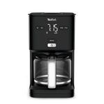 Electronice si Electrocasnice - Electrocasnice bucatarie - Preparare bauturi - Cafetiere - Cafetiera TEFAL Smart'n Light CM600810, 1000W, ecran digital, capacitate 1.25L, functie auto OFF, sistem antipicurare - Infinity.ro