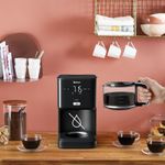 Electronice si Electrocasnice - Electrocasnice bucatarie - Preparare bauturi - Cafetiere - Cafetiera TEFAL Smart'n Light CM600810, 1000W, ecran digital, capacitate 1.25L, functie auto OFF, sistem antipicurare - Infinity.ro