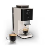 Electronice si Electrocasnice - Electrocasnice bucatarie - Preparare bauturi - Espressoare - Espressor semi-automat Krups Coffee Crush SA4001E0, 1370 W, 15 bari, sistem bean-to-cup, rasnita inox, preparare - Infinity.ro