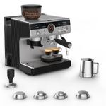 Electronice si Electrocasnice - Electrocasnice bucatarie - Preparare bauturi - Espressoare - Espressor manual cu rasnita Krups Precision XP801T10, 15 bari, rezervor apa 3.5 L, 30 trepte de rasnire, 3 trepte - Infinity.ro