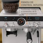 Electronice si Electrocasnice - Electrocasnice bucatarie - Preparare bauturi - Espressoare - Espressor manual cu rasnita Krups Precision XP801T10, 15 bari, rezervor apa 3.5 L, 30 trepte de rasnire, 3 trepte - Infinity.ro