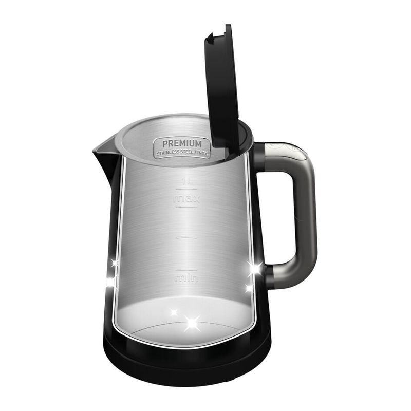 Electronice si Electrocasnice - Electrocasnice bucatarie - Preparare bauturi - Fierbatoare de apa - Fierbator Digital KO854830, 1L, 5 trepte de temperatura, functia de pastrare la cald , oprire automata, perete dublu - Infinity.ro