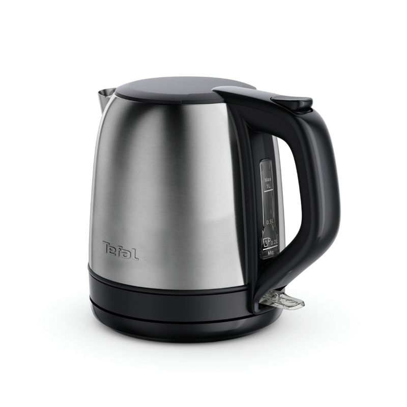 Electronice si Electrocasnice - Electrocasnice bucatarie - Preparare bauturi - Fierbatoare de apa - Fierbator de apa Tefal Subito Mini KO5S2DE0, 2400 W, 1 L, inox, baza rotativa, oprire automata, filtru detasabil - Infinity.ro