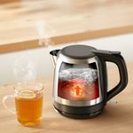 Electronice si Electrocasnice - Electrocasnice bucatarie - Preparare bauturi - Fierbatoare de apa - Fierbator de apa Tefal Subito Mini KO5S2DE0, 2400 W, 1 L, inox, baza rotativa, oprire automata, filtru detasabil - Infinity.ro