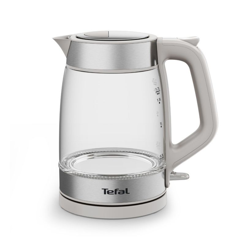 Electronice si Electrocasnice - Electrocasnice bucatarie - Preparare bauturi - Fierbatoare de apa - Fierbator apa Tefal KI605B30, 2200W, 1.7L, vas din sticla cu gradatii, iluminare ambientala, filtru detasabil, functie - Infinity.ro