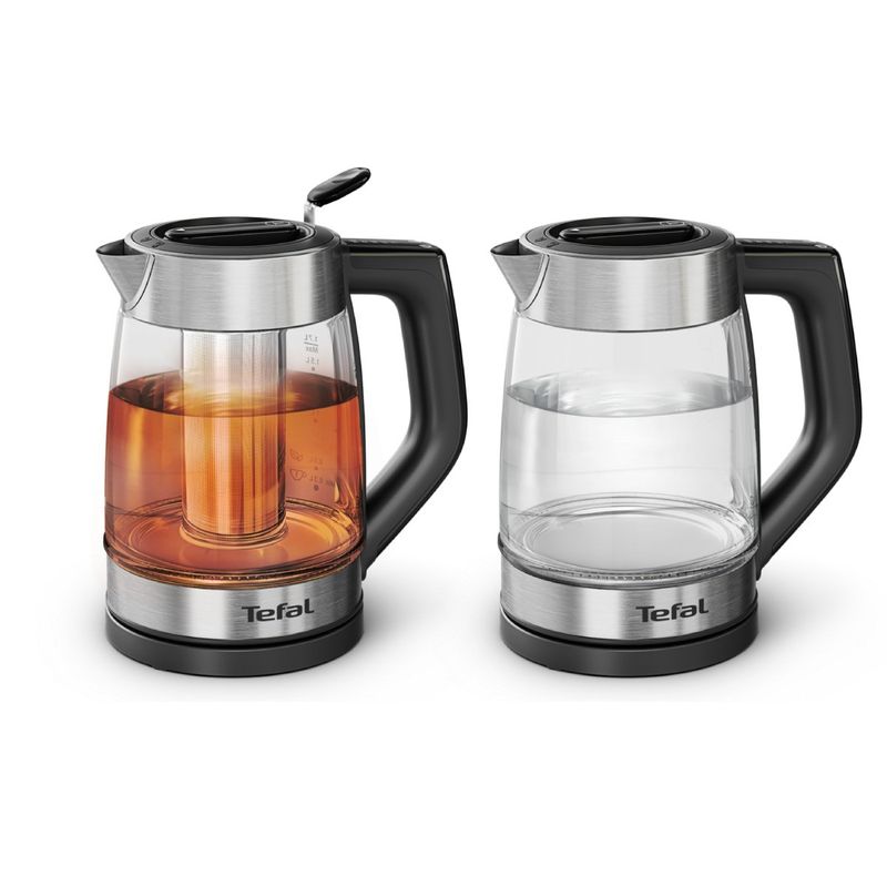Electronice si Electrocasnice - Electrocasnice bucatarie - Preparare bauturi - Fierbatoare de apa - Fierbator de apa Tefal Element BJ760DE0, 2200 W, 1.7 L, 5 trepte temperatura, indicator luminos temperatura, infuzor - Infinity.ro