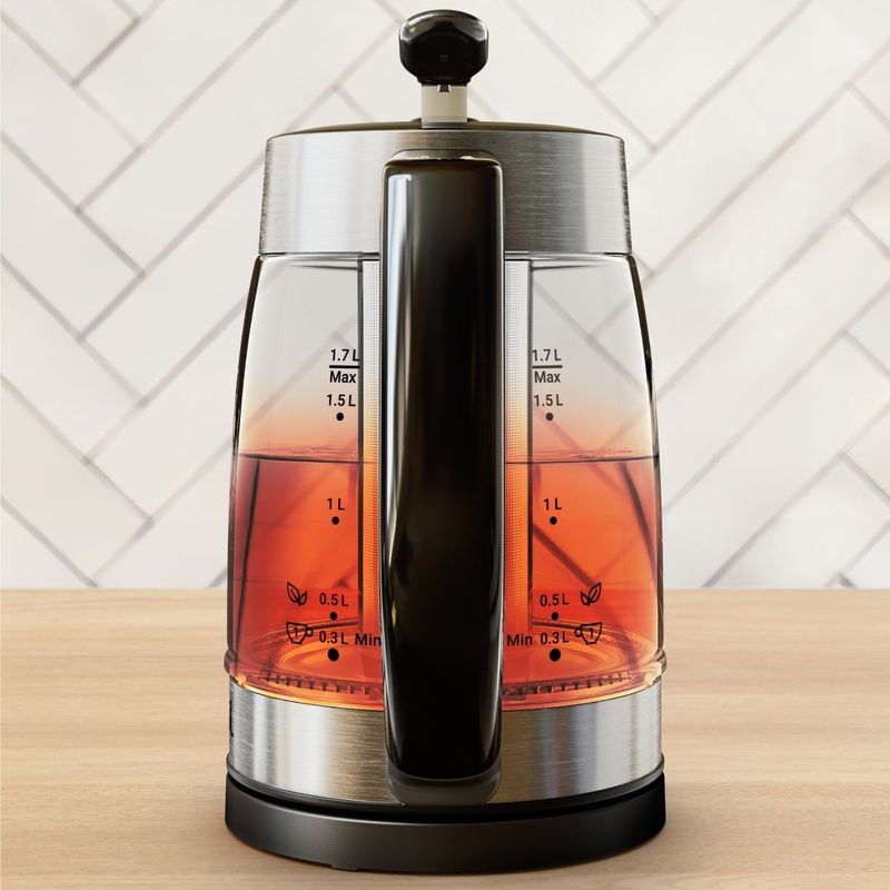 Electronice si Electrocasnice - Electrocasnice bucatarie - Preparare bauturi - Fierbatoare de apa - Fierbator de apa Tefal Element BJ760DE0, 2200 W, 1.7 L, 5 trepte temperatura, indicator luminos temperatura, infuzor - Infinity.ro