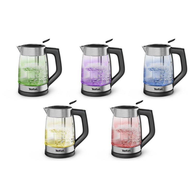 Electronice si Electrocasnice - Electrocasnice bucatarie - Preparare bauturi - Fierbatoare de apa - Fierbator de apa Tefal Element BJ760DE0, 2200 W, 1.7 L, 5 trepte temperatura, indicator luminos temperatura, infuzor - Infinity.ro