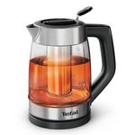 Electronice si Electrocasnice - Electrocasnice bucatarie - Preparare bauturi - Fierbatoare de apa - Fierbator de apa Tefal Element BJ760DE0, 2200 W, 1.7 L, 5 trepte temperatura, indicator luminos temperatura, infuzor - Infinity.ro