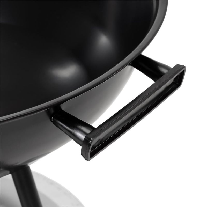 Casa si Gradina - Gradina si terasa - Gratare si accesorii - Gratare de gradina - Gratar portabil pe carbuni cu capac, raft inferior si reglare ventilatie, din otel, diametru gratar 41 cm - Infinity.ro