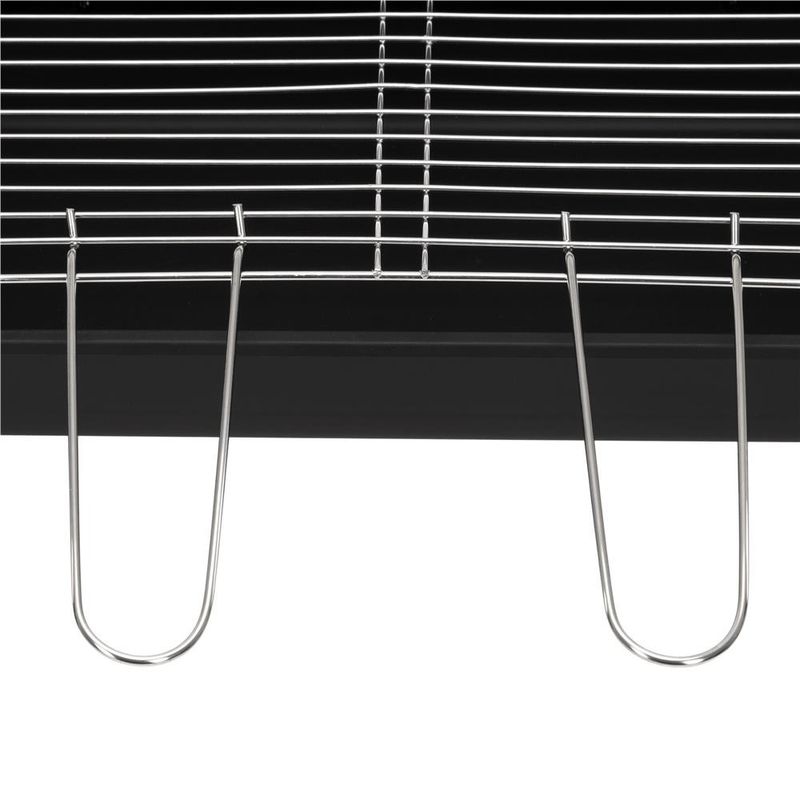 Casa si Gradina - Gradina si terasa - Gratare si accesorii - Gratare de gradina - Gratar portabil pe carbuni cu rotisor, rafturi laterale, suprafata gatire reglabila pe 5 niveluri, 95x41x78 cm - Infinity.ro