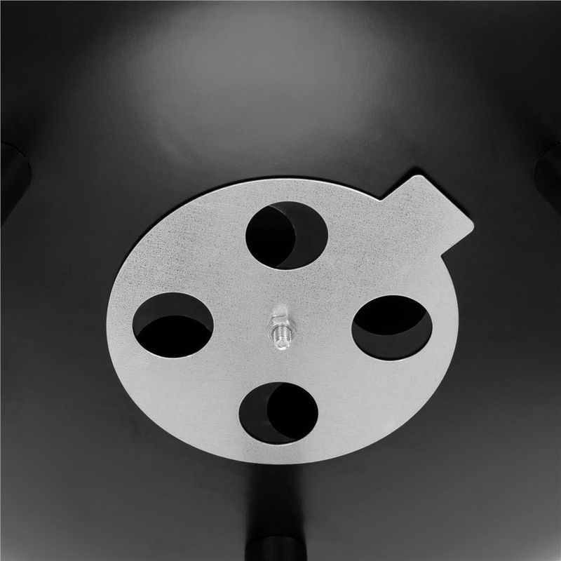 Casa si Gradina - Gradina si terasa - Gratare si accesorii - Gratare de gradina - Gratar portabil pe carbuni cu capac, raft inferior si reglare ventilatie, din otel, diametru gratar 41 cm - Infinity.ro