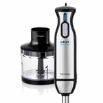 Electronice si Electrocasnice - Electrocasnice bucatarie - Mixere, tocatoare & roboti de bucatarie - Blendere si mini tocatoare - Blender vertical cu tocator HAEGER EXTREME CHOPPER, Set tocator inclus (lama titan 54mm), Putere 1000W, Functie Turbo - Infinity.ro