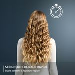 Ingrijire personala si Cosmetice - Aparate & accesorii ingrijire personala - Hair styling - Ondulatoare - Ondulator de par Rowenta Twist Curl CF4620E0, ajustabil pe 3 diametre, temperatura ajustabila, invelis ceramic, 75 W - Infinity.ro