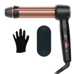 Ingrijire personala si Cosmetice - Aparate & accesorii ingrijire personala - Hair styling - Ondulatoare - Ondulator de par Rowenta Twist Curl CF4620E0, ajustabil pe 3 diametre, temperatura ajustabila, invelis ceramic, 75 W - Infinity.ro