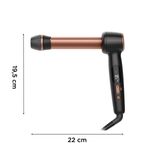 Ingrijire personala si Cosmetice - Aparate & accesorii ingrijire personala - Hair styling - Ondulatoare - Ondulator de par Rowenta Twist Curl CF4620E0, ajustabil pe 3 diametre, temperatura ajustabila, invelis ceramic, 75 W - Infinity.ro