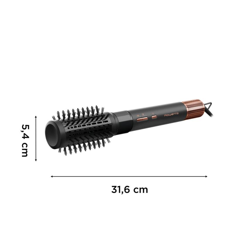 Ingrijire personala si Cosmetice - Aparate & accesorii ingrijire personala - Hair styling - Perii de par electrice - Perie multifunctionala cu aer cald Rowenta Air Shape UB9820E0, non-rotativa, invelis ceramic, generator de ioni, 3 - Infinity.ro