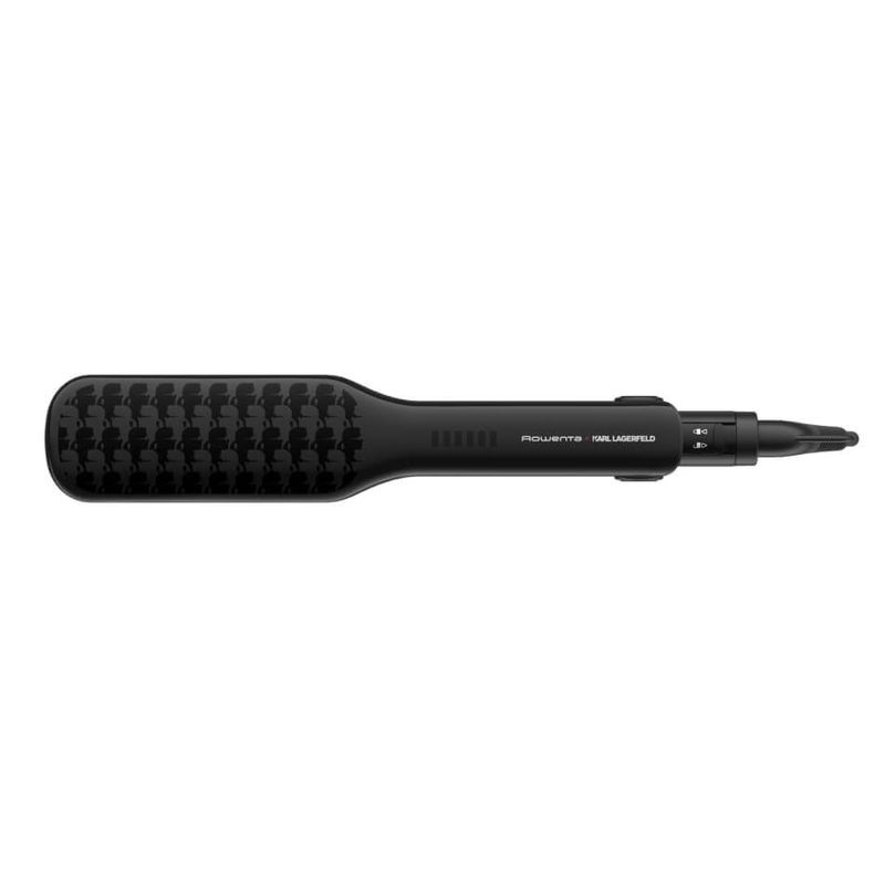 Ingrijire personala si Cosmetice - Aparate & accesorii ingrijire personala - Hair styling - Placi de indreptat parul - Placa de par Rowenta x Karl Lagerfeld Extra Liss SF411LF0, invelis Keratin & Glow, temperatura ajustabila 130°C - - Infinity.ro