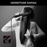 Ingrijire personala si Cosmetice - Aparate & accesorii ingrijire personala - Hair styling - Placi de indreptat parul - Placa de par Rowenta x Karl Lagerfeld Extra Liss SF411LF0, invelis Keratin & Glow, temperatura ajustabila 130°C - - Infinity.ro
