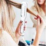 Ingrijire personala si Cosmetice - Aparate & accesorii ingrijire personala - Hair styling - Placi de indreptat parul - Placa de par Rowenta Wet & Dry Pro SF5010F0, invelis Nano Ceramic, generator de ioni, ecran LCD, 6 trepte de - Infinity.ro