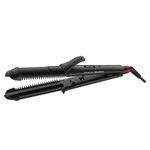 Ingrijire personala si Cosmetice - Aparate & accesorii ingrijire personala - Hair styling - Placi de indreptat parul - Aparat de coafat multifunctional 3 in 1 Rowenta x Karl Lagerfeld Fashion Stylist CF451LF0, 66 W, temperatura reglabila - Infinity.ro