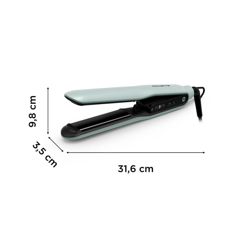 Ingrijire personala si Cosmetice - Aparate & accesorii ingrijire personala - Hair styling - Placi de indreptat parul - Placa de indreptat parul Rowenta ThermoGlide SF5120E0, 5 trepte de temperatura, oprire automata, placi flotante - Infinity.ro