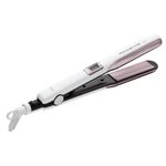 Ingrijire personala si Cosmetice - Aparate & accesorii ingrijire personala - Hair styling - Placi de indreptat parul - Placa de par Rowenta Premium Care Liss & Curl SF7660F0, reglare temperatura 130 - 200°C, LCD, invelis keratina - Infinity.ro