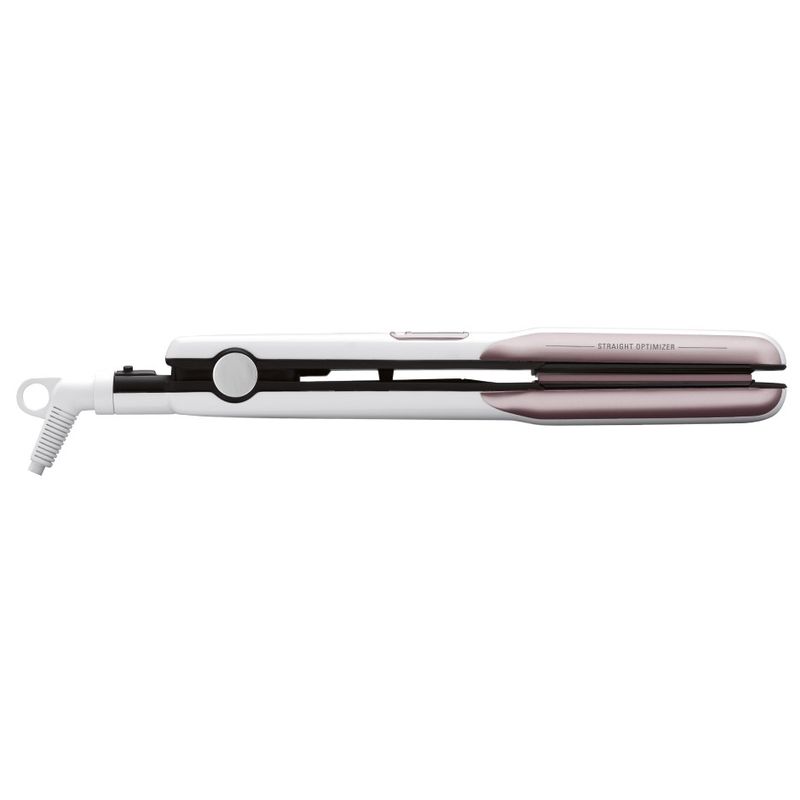 Ingrijire personala si Cosmetice - Aparate & accesorii ingrijire personala - Hair styling - Placi de indreptat parul - Placa de par Rowenta Premium Care Liss & Curl SF7660F0, reglare temperatura 130 - 200°C, LCD, invelis keratina - Infinity.ro