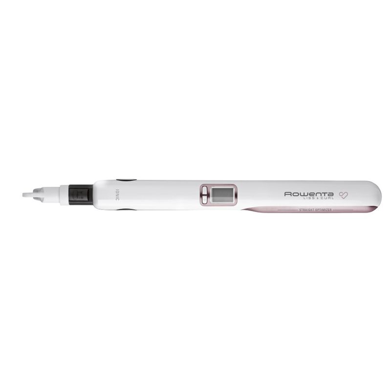 Ingrijire personala si Cosmetice - Aparate & accesorii ingrijire personala - Hair styling - Placi de indreptat parul - Placa de par Rowenta Premium Care Liss & Curl SF7660F0, reglare temperatura 130 - 200°C, LCD, invelis keratina - Infinity.ro