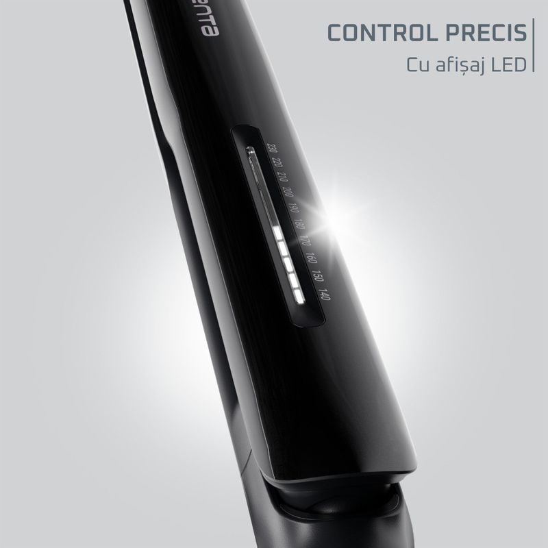 Ingrijire personala si Cosmetice - Aparate & accesorii ingrijire personala - Hair styling - Placi de indreptat parul - Placa de par Rowenta Optiliss+ SF3320F0, invelis Ceramic Tourmaline, temperatura ajustabila 130°C - 230°C, oprire - Infinity.ro