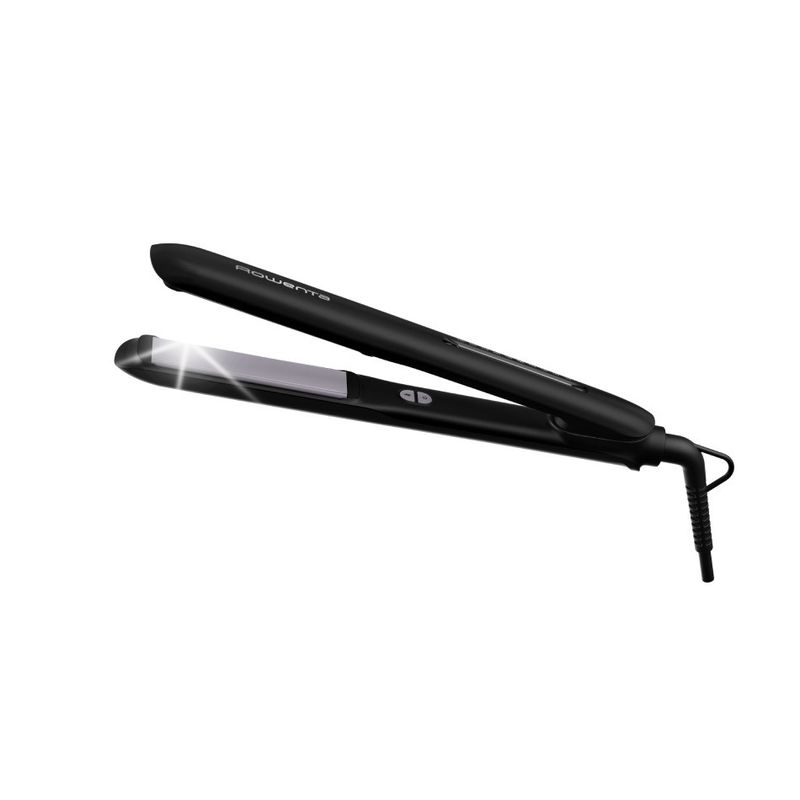 Ingrijire personala si Cosmetice - Aparate & accesorii ingrijire personala - Hair styling - Placi de indreptat parul - Placa de par Rowenta Optiliss+ SF3320F0, invelis Ceramic Tourmaline, temperatura ajustabila 130°C - 230°C, oprire - Infinity.ro