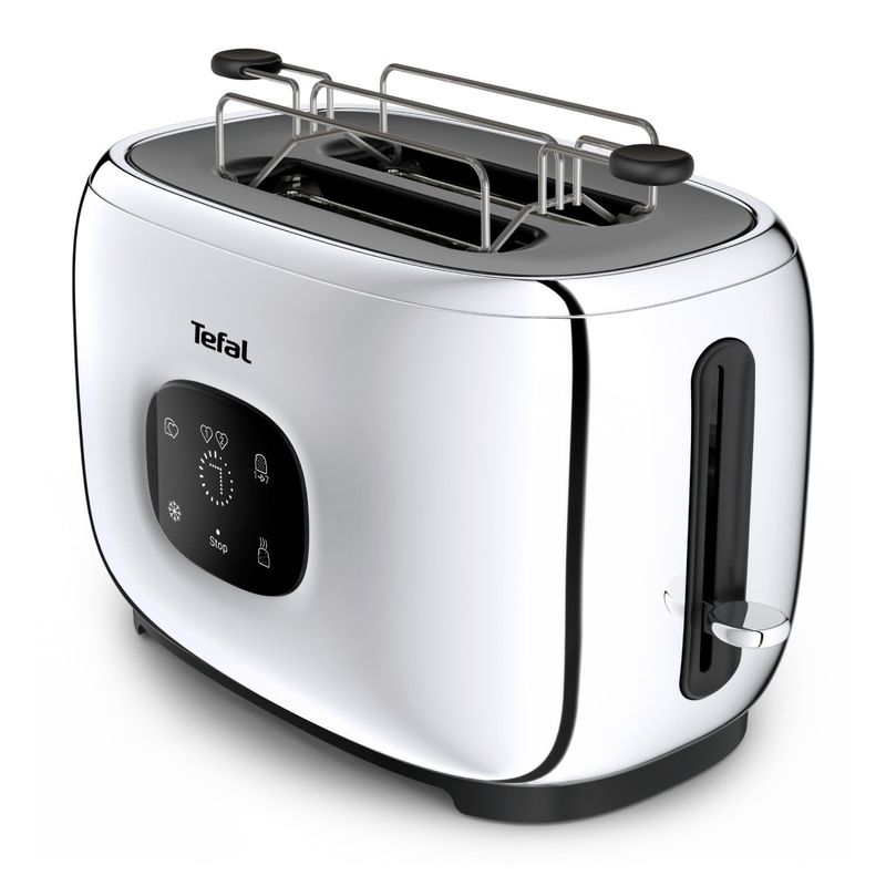 Electronice si Electrocasnice - Electrocasnice bucatarie - Preparare paine - Prajitoare de paine - Prajitor de paine Tefal Majestuo TT883D10, 1050W, 7 trepte de rumenire, functie dezghetare, reincalzire, tava - Infinity.ro