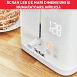 Electronice si Electrocasnice - Electrocasnice bucatarie - Preparare paine - Prajitoare de paine - Prajitor de paine Tefal Sense TT693110, 850W, 4 functii dedicate, 7 trepte de rumenire, fante cu latime variabila, tava - Infinity.ro