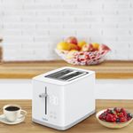 Electronice si Electrocasnice - Electrocasnice bucatarie - Preparare paine - Prajitoare de paine - Prajitor de paine Tefal Sense TT693110, 850W, 4 functii dedicate, 7 trepte de rumenire, fante cu latime variabila, tava - Infinity.ro