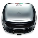 Electronice si Electrocasnice - Electrocasnice bucatarie - Preparare paine - Sandwich-maker - Sandwich maker Tefal Snack Time 2 in 1 SW341D12, 700W, 2 seturi de placi detasabile antiaderente, maner izolat termic - Infinity.ro